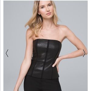 WHBM Women's Snake Strapless Bustier